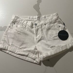 Articles of Society white distressed shorts size 24